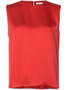 The Row Relaxed Fit Vest - Red