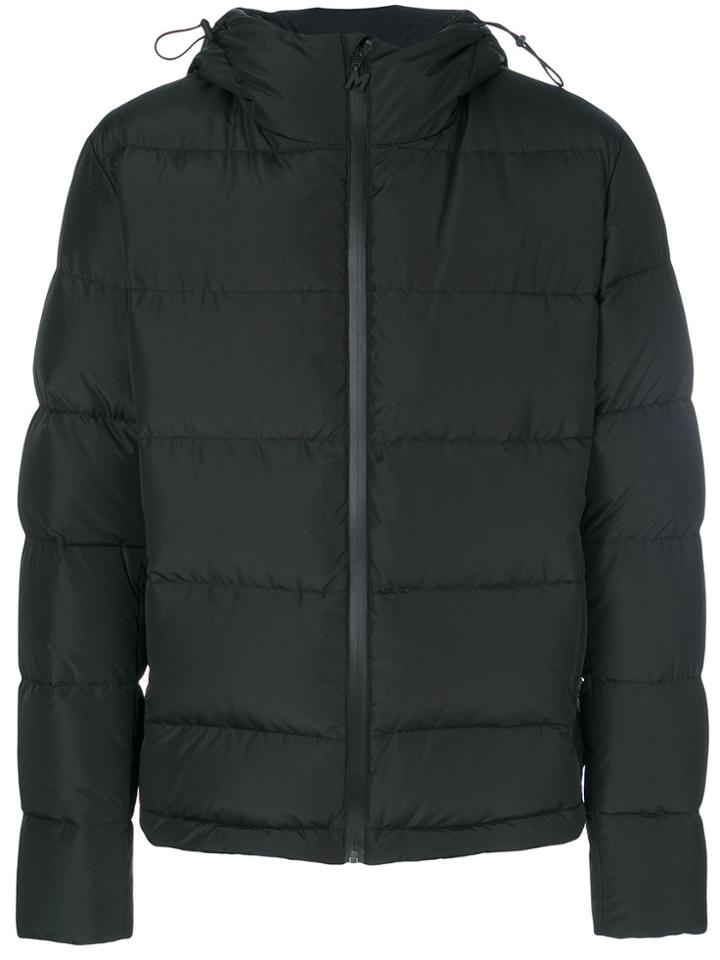 Msgm Padded Hood Jacket - Black