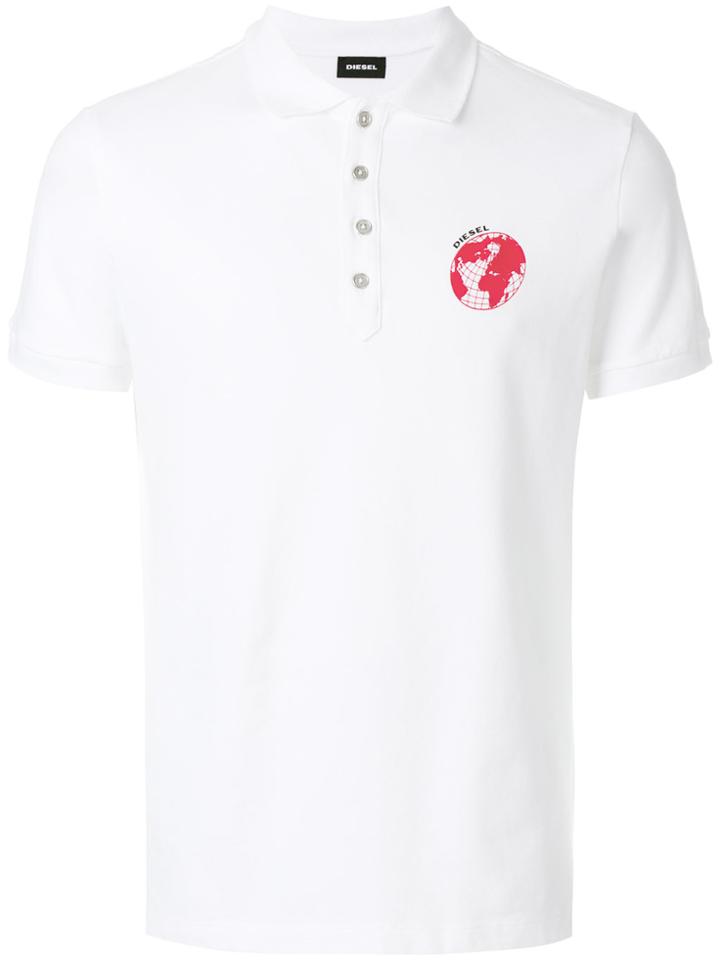 Diesel T-heal-aa Polo Shirt - White