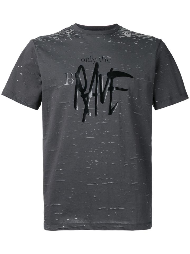 Diesel Only The Brave T-shirt, Men's, Size: Medium, Grey, Cotton/nylon