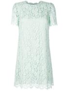 Dolce & Gabbana Lace Embroidered Dress - Green