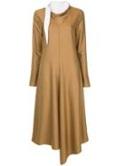 Tibi Bandana Detail Dress - Brown