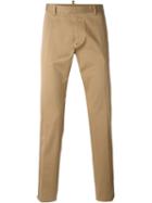 Dsquared2 Cropped Trousers, Men's, Size: 44, Nude/neutrals, Cotton/spandex/elastane
