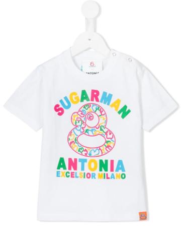 Sugarman Kids Duck Print T-shirt, Boy's, Size: 7 Yrs, White