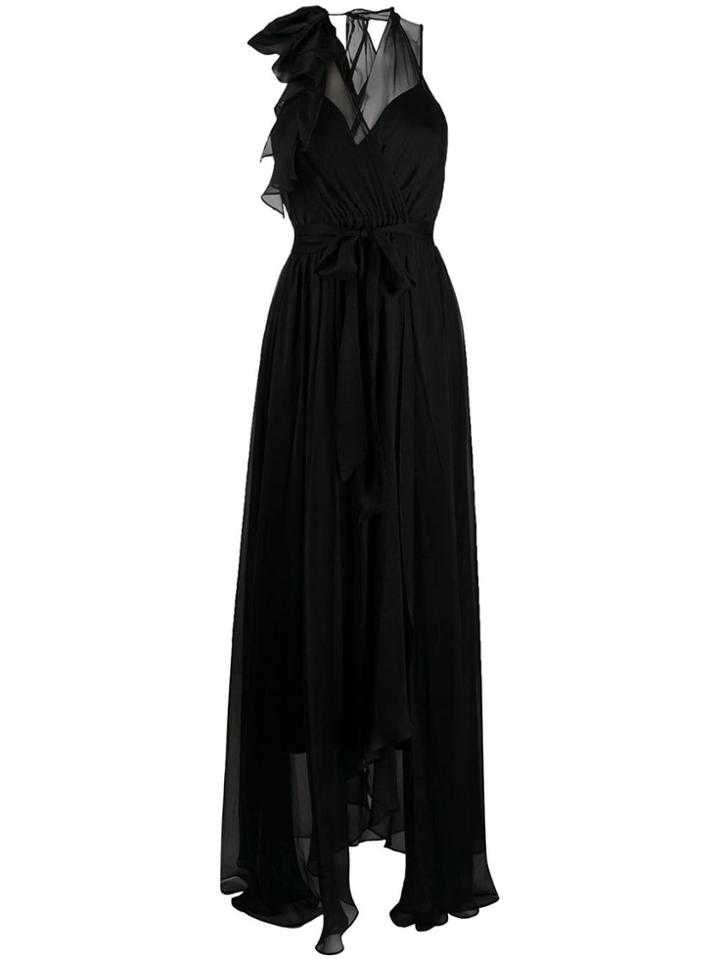 Temperley London Lullaby Halter Neck Dress - Black