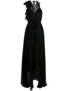Temperley London Lullaby Halter Neck Dress - Black