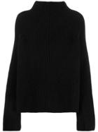 Laneus Turtleneck Relaxed-fit Jumper - Black