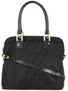 Fendi Vintage Zucca Pattern 2way Handbag - Black