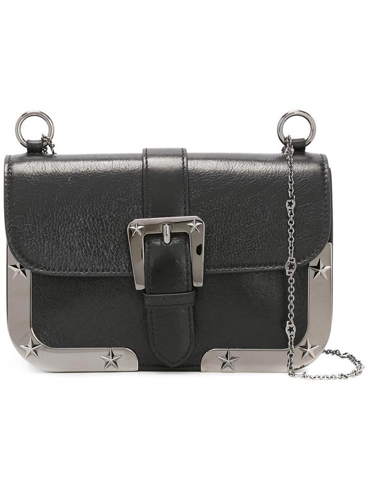Red Valentino Start Stud Shoulder Bag, Women's, Black, Leather