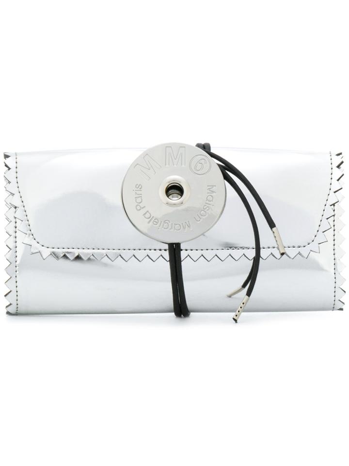 Mm6 Maison Margiela Envelope Walelt - Metallic