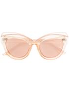 Le Specs Cat Eye Sunglasses - Nude & Neutrals