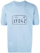 Visvim - Graphic Printed T-shirt - Men - Cotton - 2, Blue, Cotton