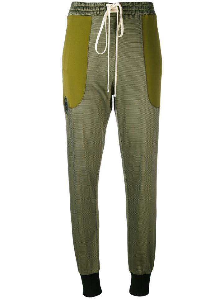 Mr & Mrs Italy Tapered Tonal Trousers - Green