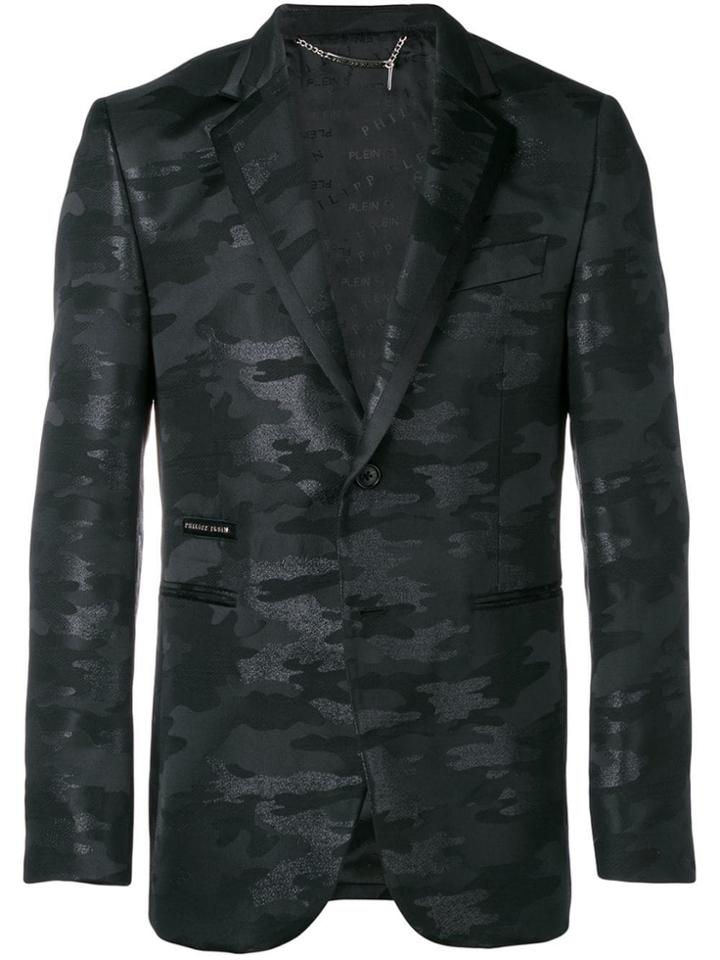Philipp Plein Structured Blazer - Black