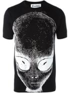 Études Alien Print T-shirt, Men's, Size: Small, Black, Cotton