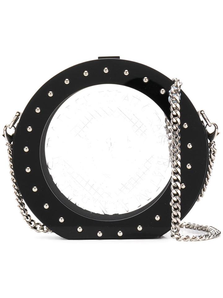 Balmain See-through Circle Bag - Black