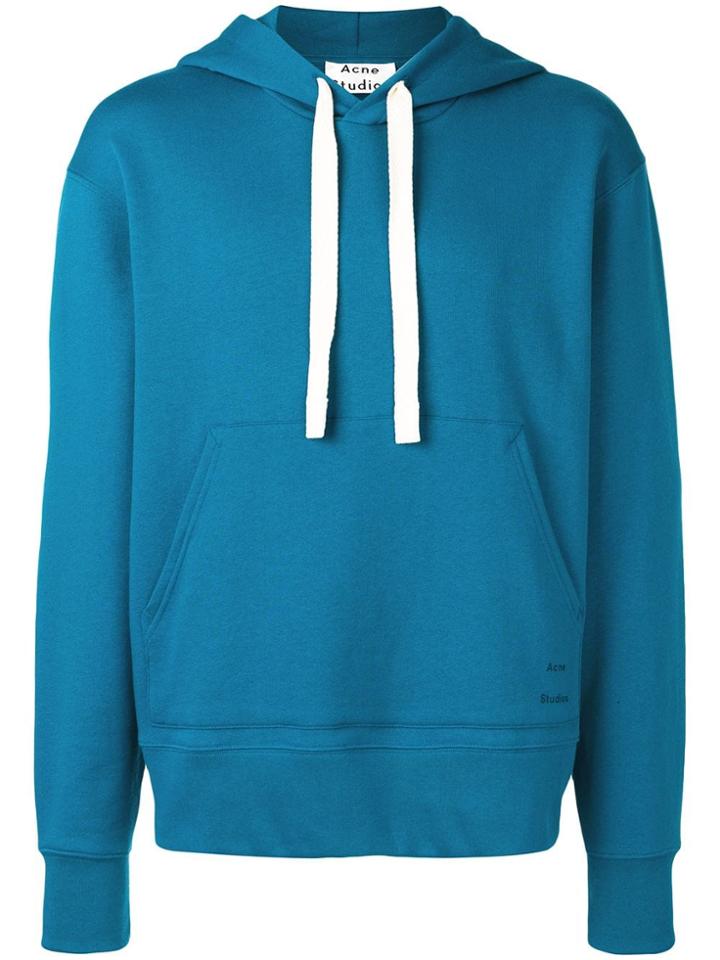 Acne Studios Fellis Logo Hoodie - Blue