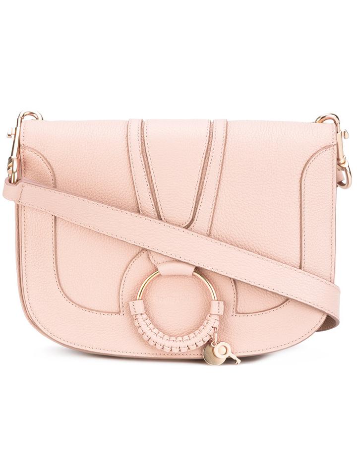 See By Chloé Hana Shoulder Bag, Women's, Nude/neutrals, Calf Leather/cotton
