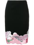 Emilio Pucci Embellished Midi Skirt - Black
