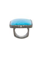 Loree Rodkin Turquoise & Diamond Ring