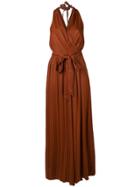 Raquel Allegra Tie Waist Jumpsuit - Orange