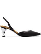 Yuul Yie Yuul Lissom 70 Lthr Pvc Slngbk Metal Hl - Black