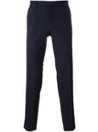 Dolce & Gabbana Tailored Trousers, Men's, Size: 50, Blue, Cotton/spandex/elastane/virgin Wool