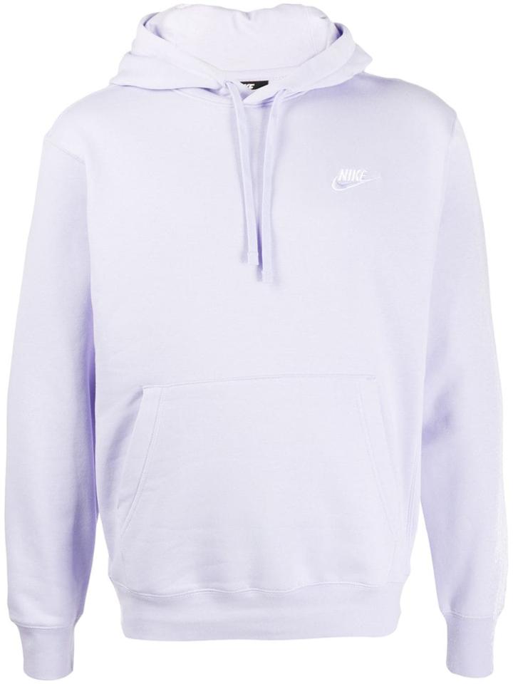 Nike Club Relaxed-fit Hoodie - Purple
