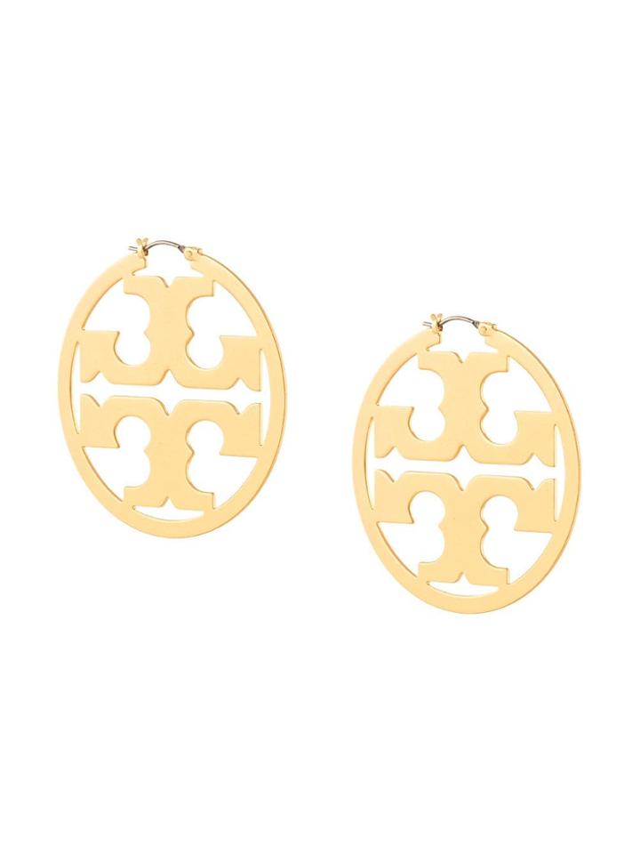 Tory Burch Miller Hoop Earrings - Gold