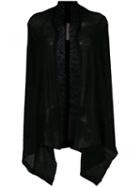 Rick Owens - Wrap Cardigan - Women - Alpaca/polyimide - Xs, Black, Alpaca/polyimide