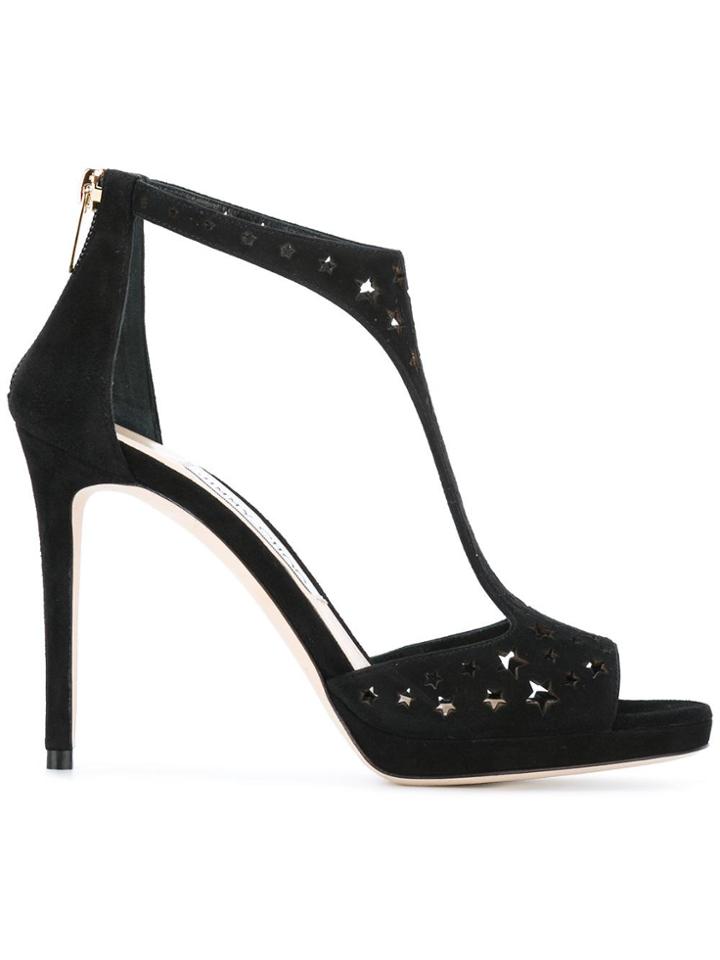 Jimmy Choo Lana 100 Sandals - Black