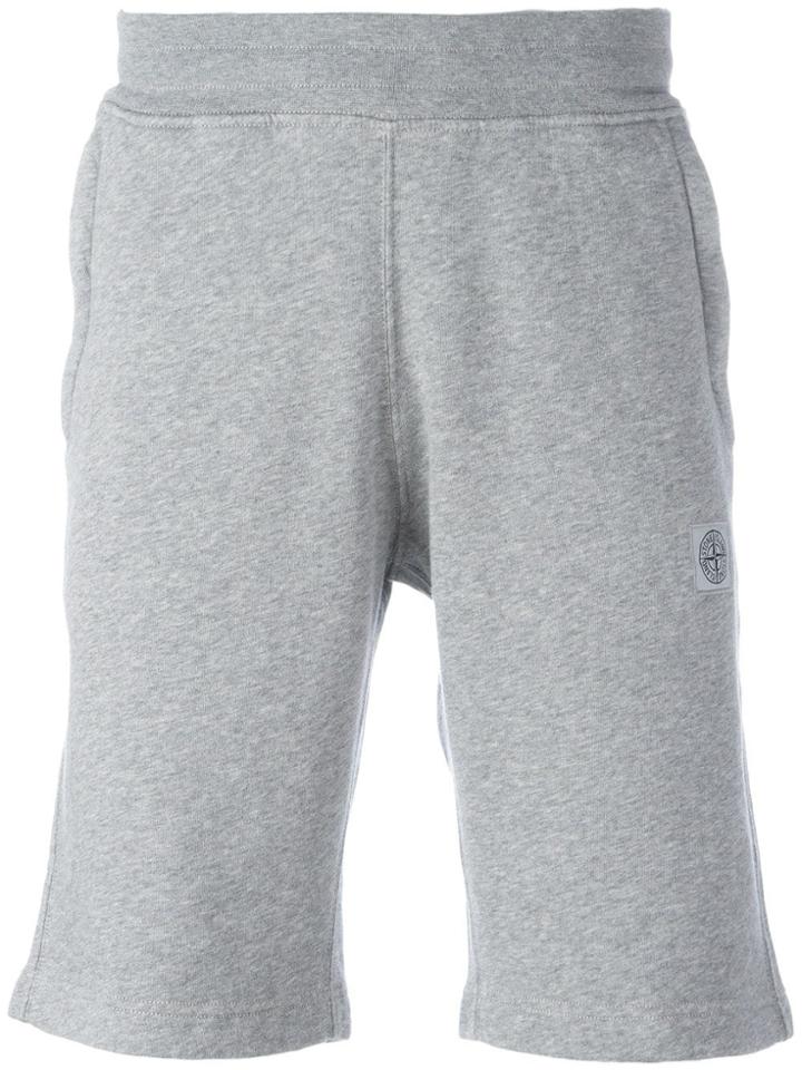 Stone Island Casual Track Shorts - Grey