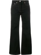 Dries Van Noten Plum Bootcut Jeans, Women's, Size: 29, Black, Cotton