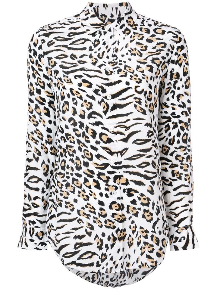 Equipment Leopard Print Shirt - Multicolour