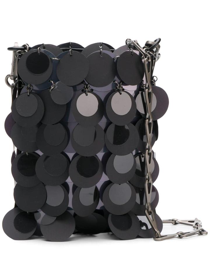Paco Rabanne Mirror Crossbody Bag - Black