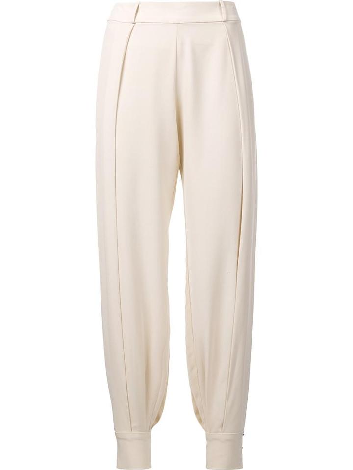 Haney 'alice' Side Slit Trousers, Women's, Size: 0, White, Silk