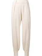 Haney 'alice' Side Slit Trousers, Women's, Size: 0, White, Silk