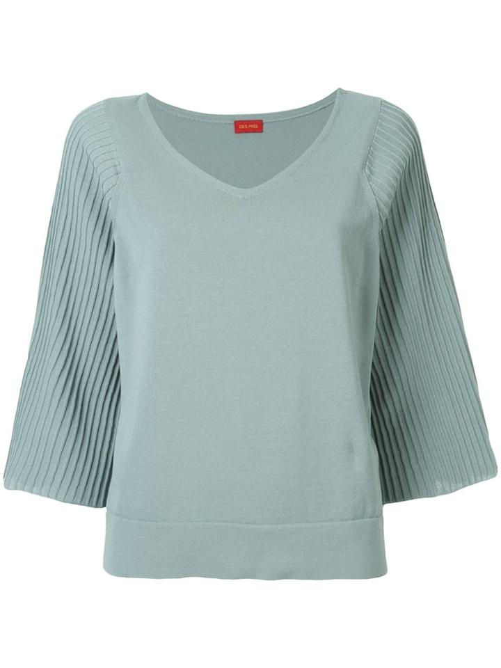 Des Prés Slim-fit Sweater Top - Green