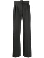 Be Blumarine Straight-leg Trousers - Grey