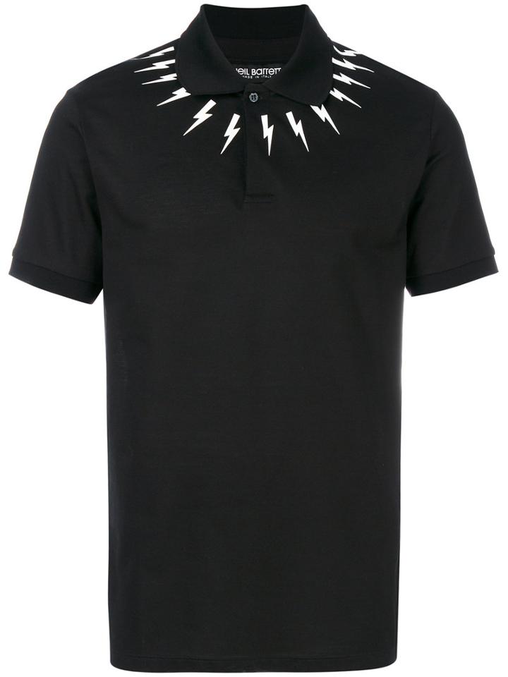 Neil Barrett - 524 Pbjt118sf503s524 - Men - Cotton - L, Black, Cotton