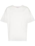 Facetasm Box Fit Striped Cotton T-shirt - White