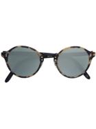 Oliver Peoples Round Tortoise Shell Glasses - Brown
