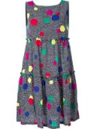 Boutique Moschino Printed Flared Dress, Women's, Size: 48, Polyester