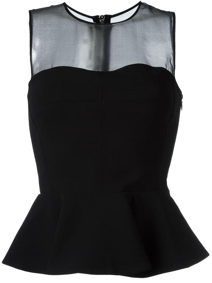Mcq Alexander Mcqueen Peplum Top