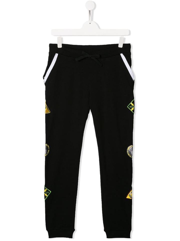 John Richmond Junior Teen Multi Patch Pants - Black