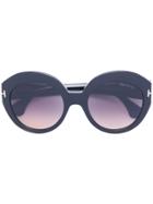Tom Ford Eyewear Cat Eye Sunglasses - Blue
