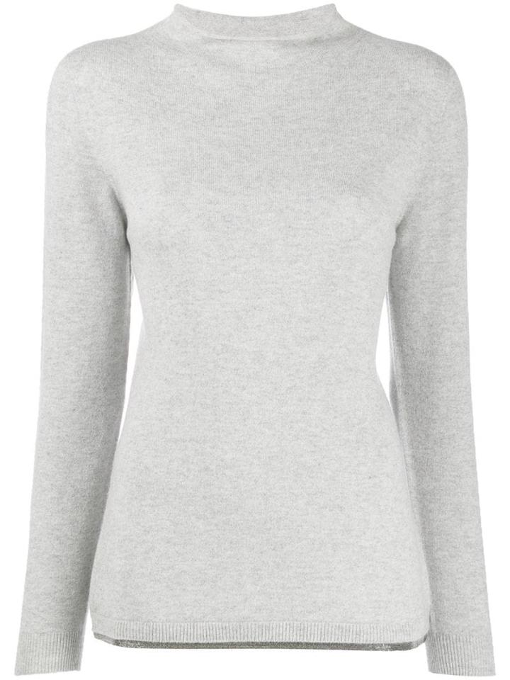 Fabiana Filippi Mock Neck Jumper - Grey