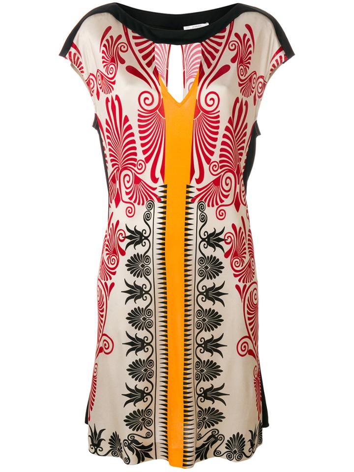 Versace Collection Printed Shift Dress - Multicolour