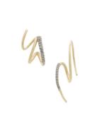 Maria Black Racer / Fury Set Of Diamond Earrings - Metallic