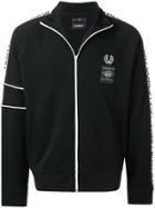 Fred Perry X Art Comes First Logo Stripe Track Jacket - Black